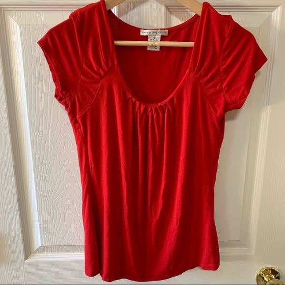 Sarah Spencer Tops - Like New Sarah Spencer Pleated Top